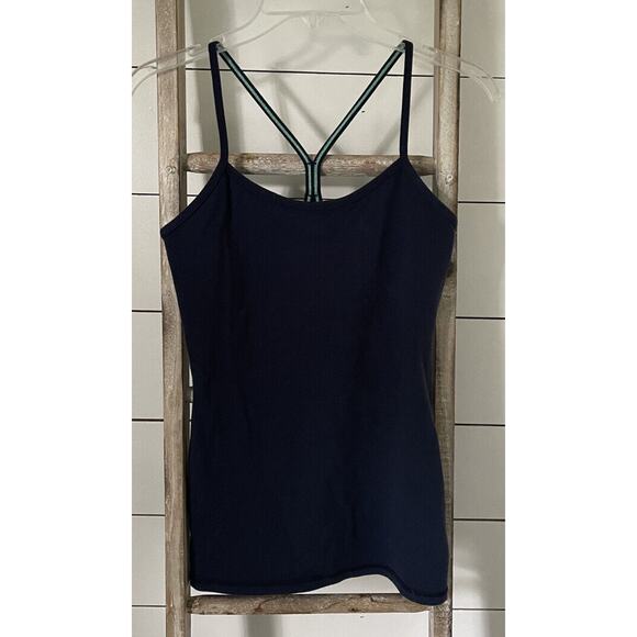 Lululemon Womens Power Pose Tank in Nile Blue Racerback Workout Running Size 6 - Picture 2 of 8